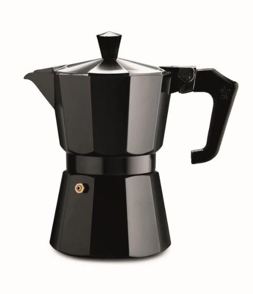 MOKA Pot  3 Cup Black Enamel - Swaledalecoffee